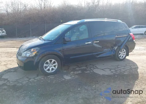 2009 Nissan Quest 3.5 S z USA, uszkodzony, nr VIN 5N1BV28U99N102129